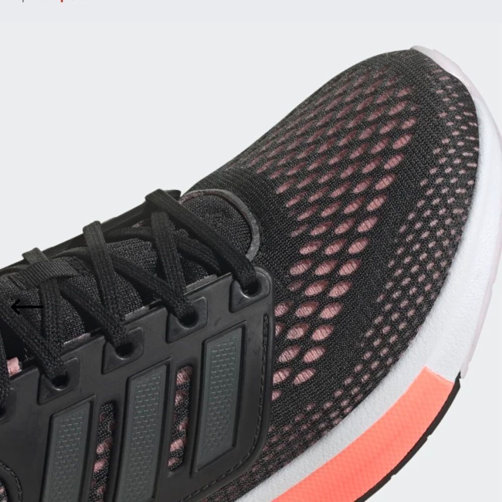ADIDAS EQ21 Women’s Grey and Pink Running & Cross-Training Shoes Sz 8.5 NWT - Picture 9 of 15
